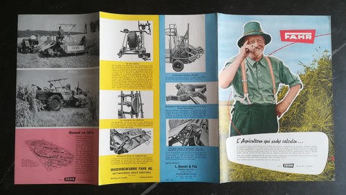 Brochure moissonneuses fahr - brochure,