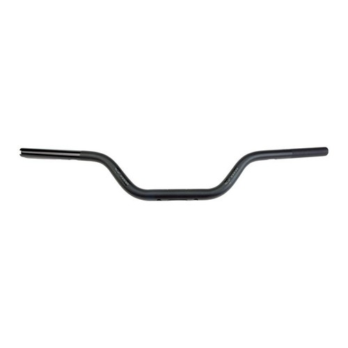 Guidon moto noir - moto, 1-1/8"