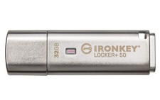 Kingston IronKey Locker+ 50 USB Flash Drive XTS-AES Encrypted for Data Protectio