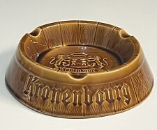 Cendrier publicitaire Kronembourg - SARREGUEMINES Objet De Bar Vintage 19 Cm