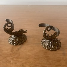 Lot De Deux Patères En Bronze Vintage Ref AO