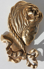 Broche vintage metal - broche,