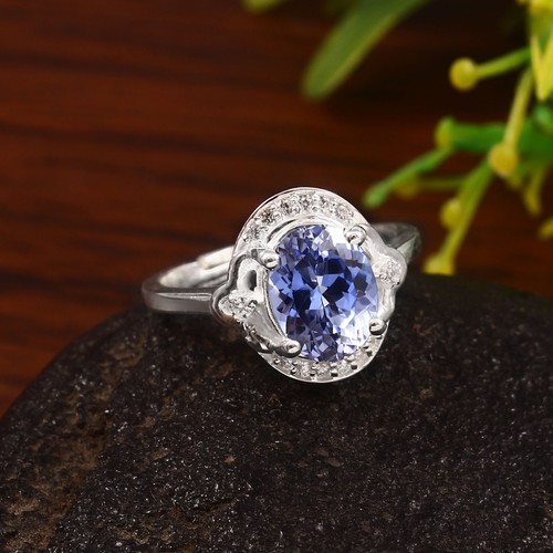 Bague saphir bleu cachemire - du,