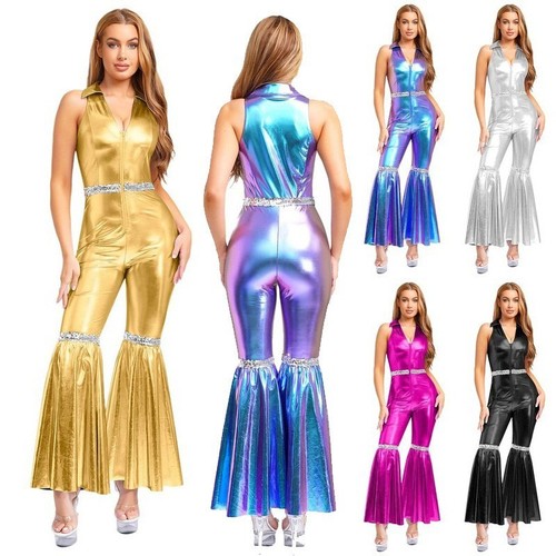 Women 70s disco romper - women's,