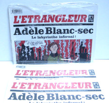 TARDI  Adèle Blanc Sec série prépublication complète en 3 journaux L'Etrangleur