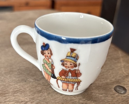Miniature ancienne tasse - ancienne,