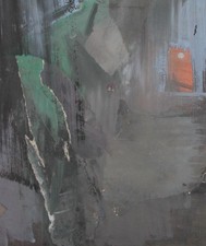 Tableau ancien à la gouache