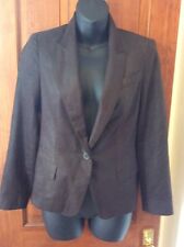 Veste ZARA créateur effet CUIR marron xs