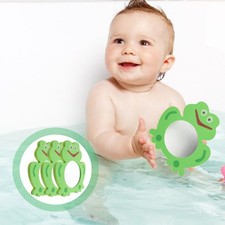  3 PCS BAY BAO BAHEY JOUET Dessin animé Frog Shape Miroir Jouet Baby Douche