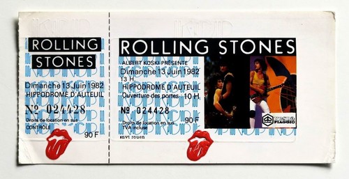Billet concert ticket stub - , the