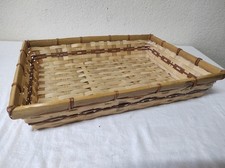 Corbeille en osier  38 x 29 cm par 8,5 cm