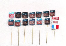 13 pins / épinglettes '60's de SIMCA voitures