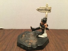 Vintage Cast Iron Ashtray With