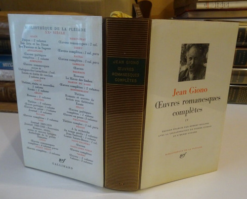 Jean giono œuvres romanesques - giono,