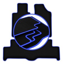 Tapis de sol en Velours noir