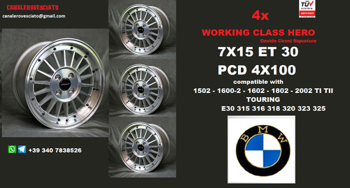 Jantes pouces 4x100 - jantes, bmw