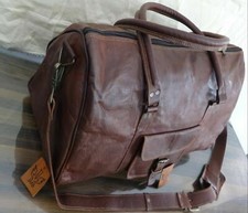 Sac de voyage en cuir véritable sac de sport hommes bagage vintage S week-end...