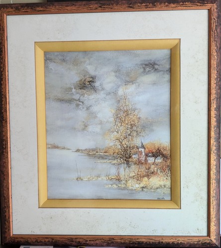 Jean godin huile sur toile - huile,