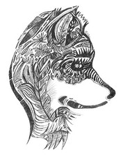 Dessin Tattoo Graffiti Loup