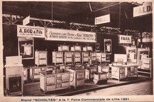 CARTE POSTALE - LILLE, NORD 59 - STAND SCHOLTES  FOIRE COMMERCIALE DE LILLE 1931