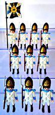 Playmobil 10 soldats prussiens napoléoniens guerre britannique allemande napo...
