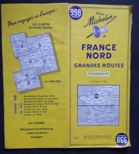 Carte michelin 998 france - carte,