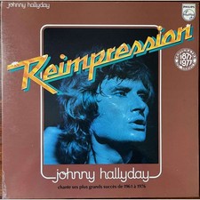 JOHNNY HALLYDAY Chante Ses Plus Grands Succès De 1961 À 1976 Réimpression LP 33T
