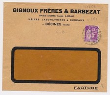 LETTRE PAIX 40C PERFORE GB