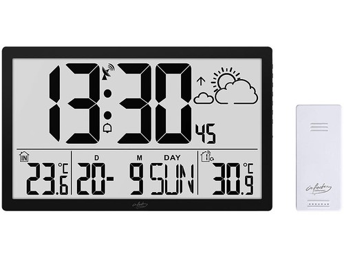 Horloge murale radio pilotée - horloge, radio-pilotée