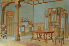 ESTAMPE 1900 Salle à manger