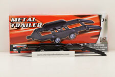 REMORQUE PORTE VOITURE DOUBLE ESSIEU MOTOR MAX 1/43 NEUVE EN BOITE