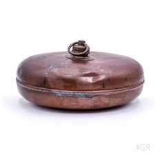 Antique Kupferbettflasche