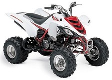 Quad Yamaha Raptor 660R blanc à l échelle 1/12ème.