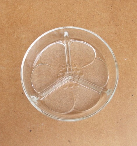 Plat compartiments verre - compartiments, en