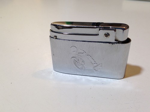 Ancien briquet silver match - briquet,
