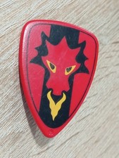 PLAYMOBIL BOUCLIER DRAGON ROUGE 3269 3319 5757 5815 CHEVALIER MÉDIÉVAL