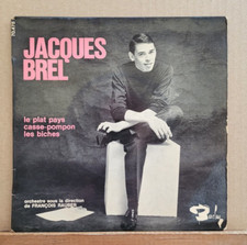 EP 45T  Jacques Brel ‎– Le