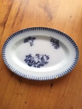 grand plat Longwy japonais 