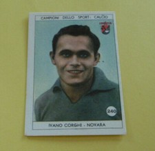 FIGURINA LAVAZZA CAMPIONI DELLO SPORT-CALCIO CORGHI NOVARA N°240