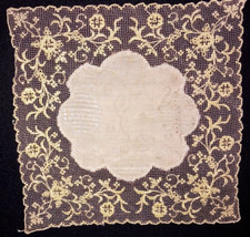 LINGE ANCIEN  MOUCHOIR  EN