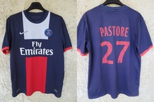 Maillot PSG PARIS SAINT-GERMAIN 2014 NIKE vintage PASTORE n°27 shirt jersey L