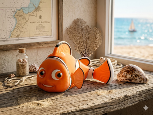 Grand poisson clown - grand,