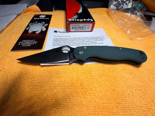 Spyderco knife paramilitary - spyderco,