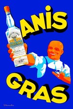POSTER AFFICHE ANIS GRAS