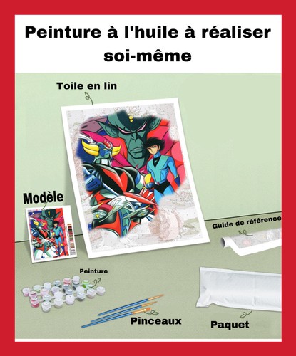 Kit peinture huile - kit, À