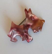 LEA STEIN broche Scottish dog