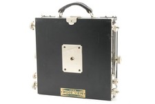 *RARE NOIR* IKEDA ANBA WOOD VIEW 45 4x5 grand format caméra de terrain du JAPON