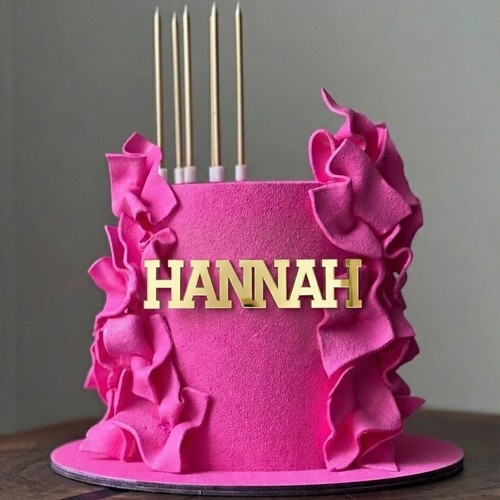 Gâteau anniversaire prénom - gâteau,