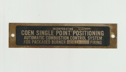 Salvaged advertising plaque - advertising,