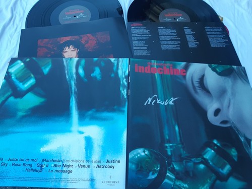 Indochine autographe nicola - autographe,